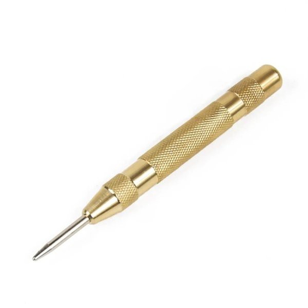 Alat Penanda Titik Bor 130mm Automatic Center Punch Titanium