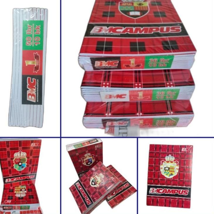 

Tidak Diragukan.. PRAS_ACC BUKU TULIS BMC CAMPUS ISI 50 LEMBAR/BUKU BMC CAMPUS PER PACK 10 PCS