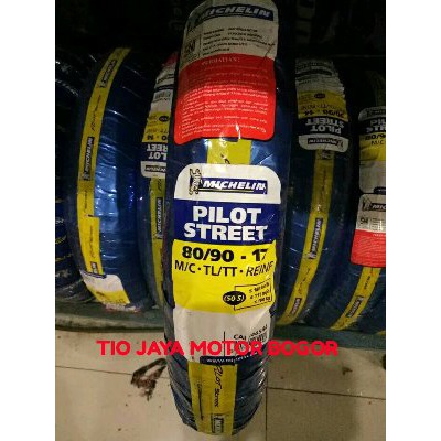 PAKETAN BAN MICHELIN 70 90 17   80 90 17 PILOT STREET TUBELESS