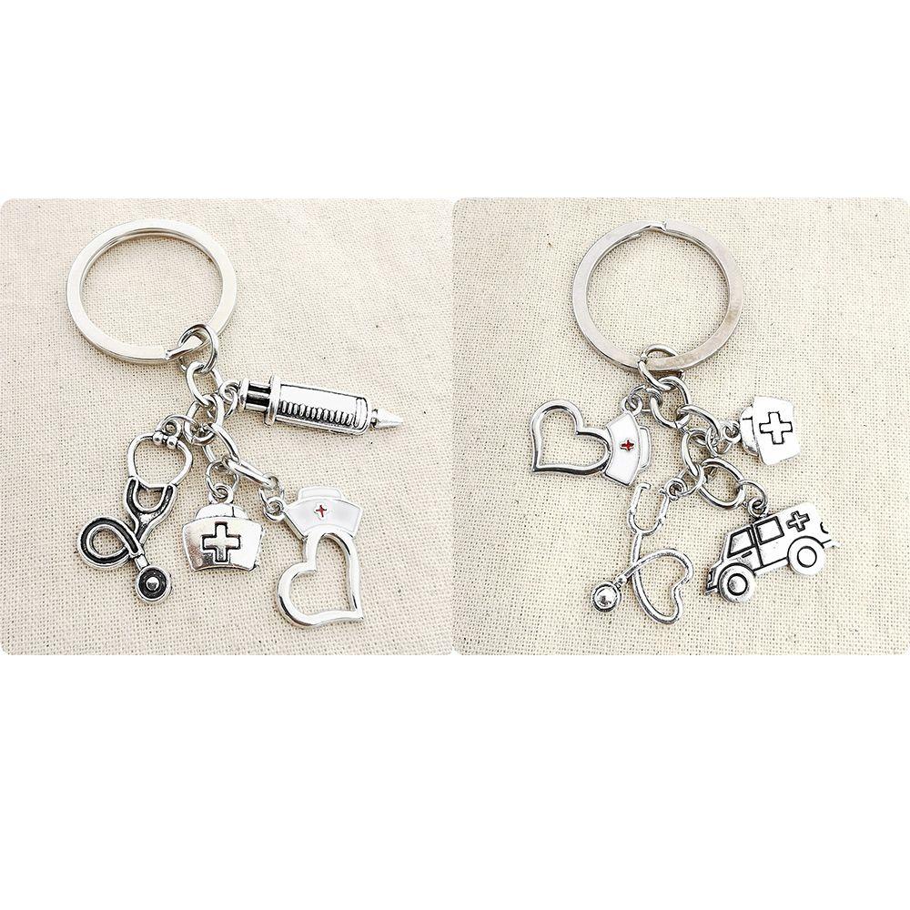 Lily Nurse Box Apresiasi Keyring Jewelry Jarum