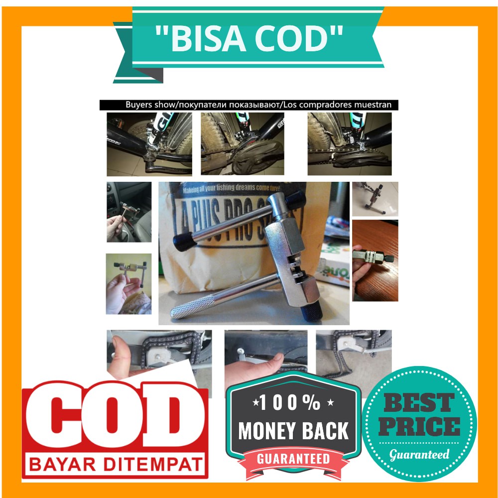 BISA COD TaffSPORT Alat Pemotong Rantai Sepeda Chain Breaker - JLQ-01 - Silver