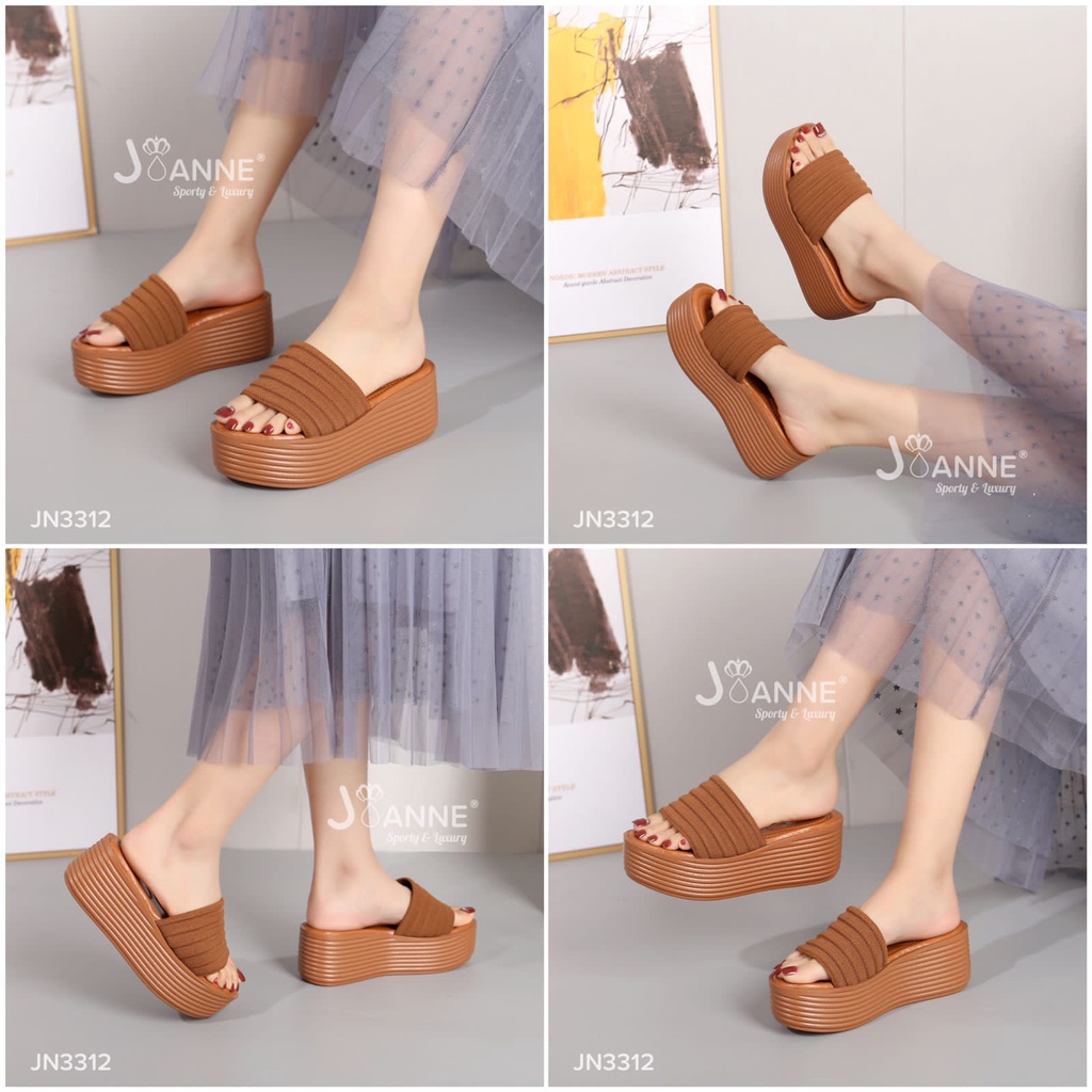 JOANNE Wedges Sandals #JN3312 ORIGINAL