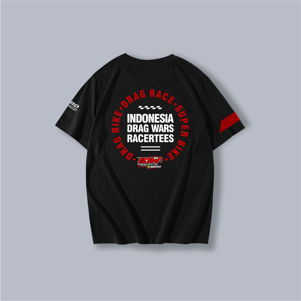 Kaos INDONESIA DRAG WARS (IDW) Feat Racertees 2022