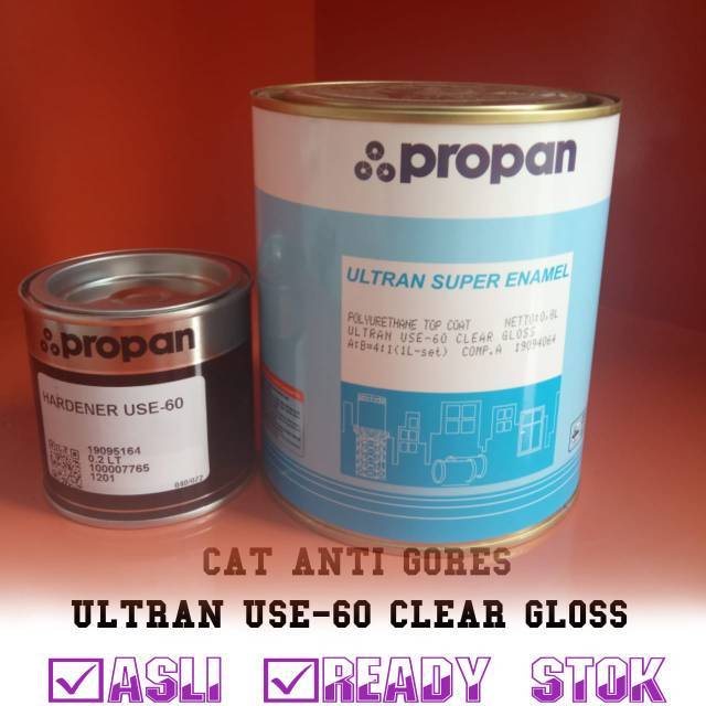  CAT  ANTI  GORES  USE 60 CLEAR GLOSS 1KS P JAWA SUMATERA 