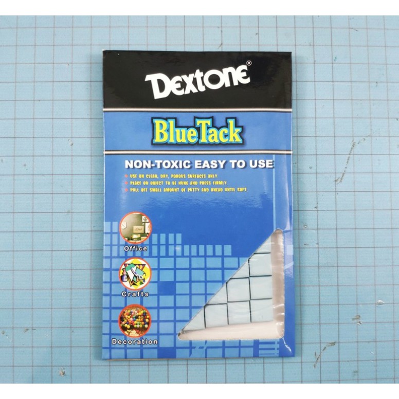 

DEXTONE BLUE TACK BLUETACK LEM GUM PENGGANTI PAKU
