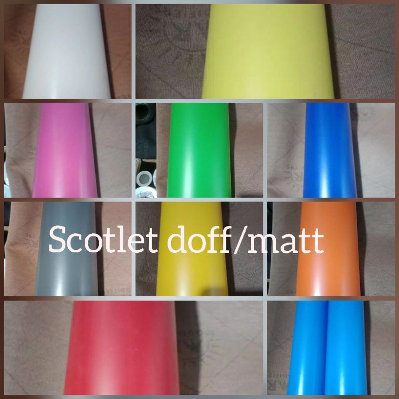 stiker/scotlet doff(matt)