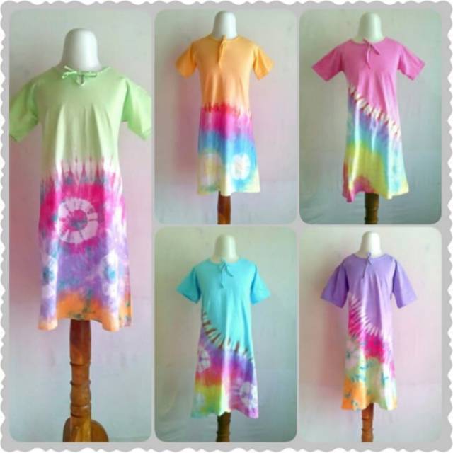 Daster Pelangi anak/ Daster anak/ Baju tidur anak