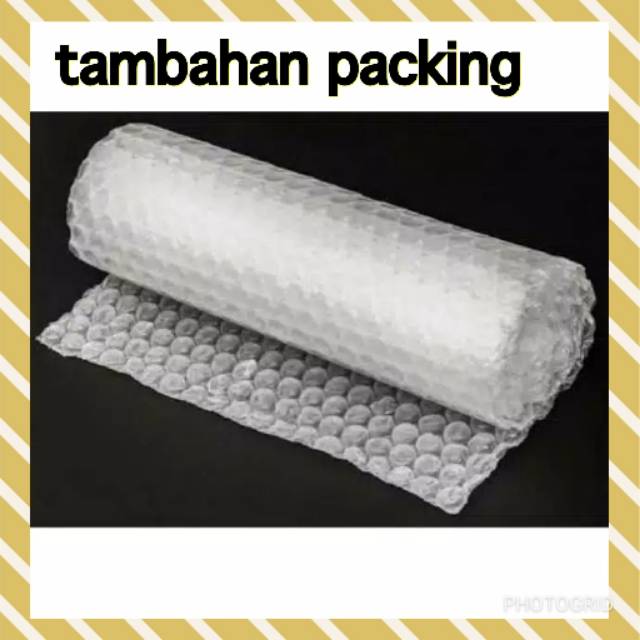 Packing tambahan bubble wrap cuman 2000 aja