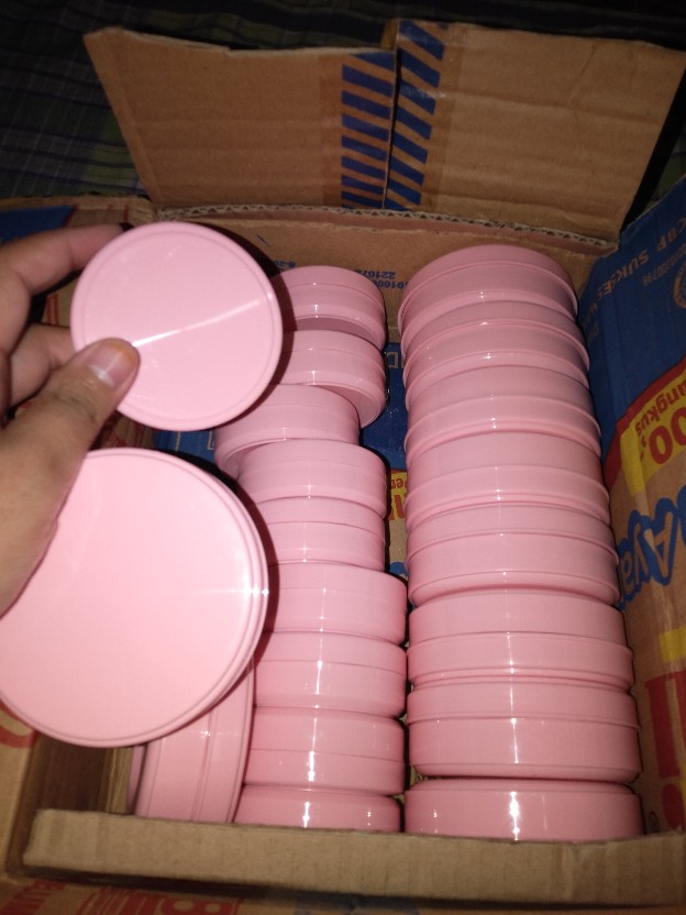Pot Lulur 50 Gr Pink / Pot 50 Gram Pink