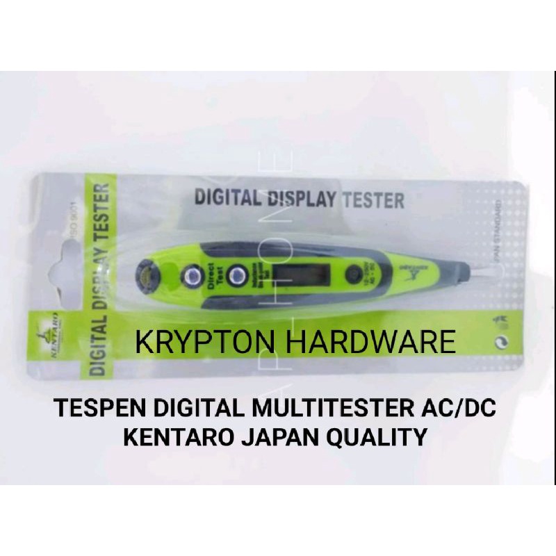 TESPEN DIGITAL MULTITESTER AC/DC  KENTARO JAPAN QUALITY