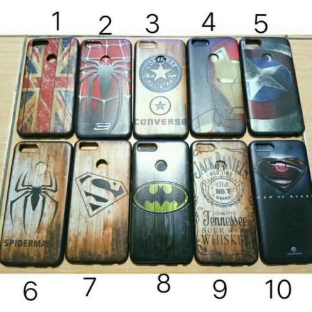 Case Hitam Karakter For Xiaomi Mi A1/ Softcase Cowok Xiaomi Mi 5x