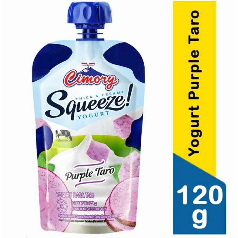 

Cimory Yoghurt Squeeze Purple Taro 120G