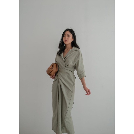 ALAINNA Tiffany Dress - Dress/Midi Dress/Premium Dress/Baju Wanita/Pakaian Wanita