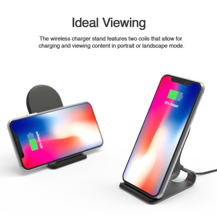 KIIP C9 WIRELESS CHARGER DOCKING 20W QI FAST CHARGING