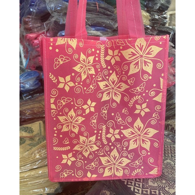 HARGA LUSIN ISI 12 BIJI- TAS HAJATAN HEBOH 22x22 TIDAK PERLU REQUEST WARNA DAN MOTIF DAPAT ACAK