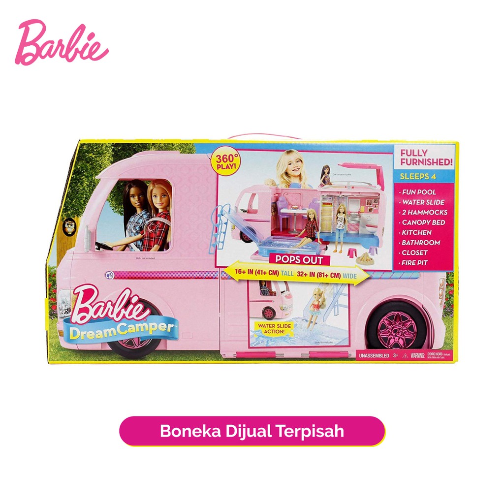 barbie bus set