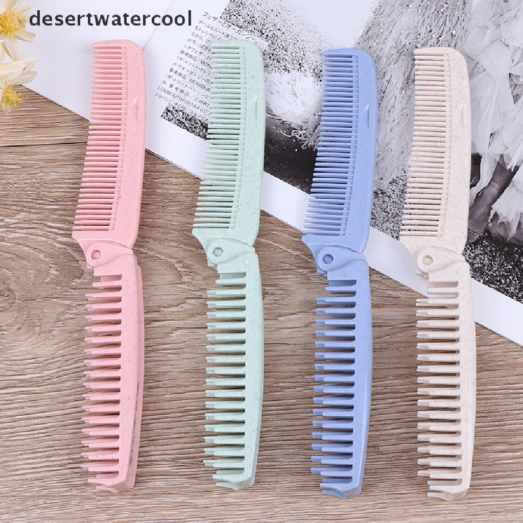 Deid 1pc Sisir Rambut Lipat Anti Statis Portable Untuk Travel