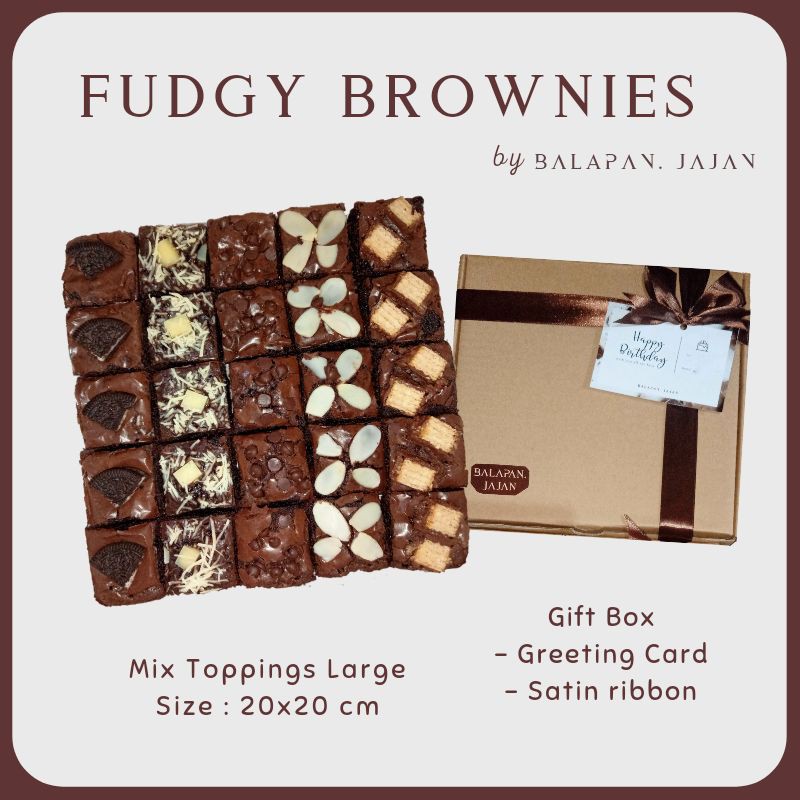 

Brownies Sekat Panggang Balapan Jajan
