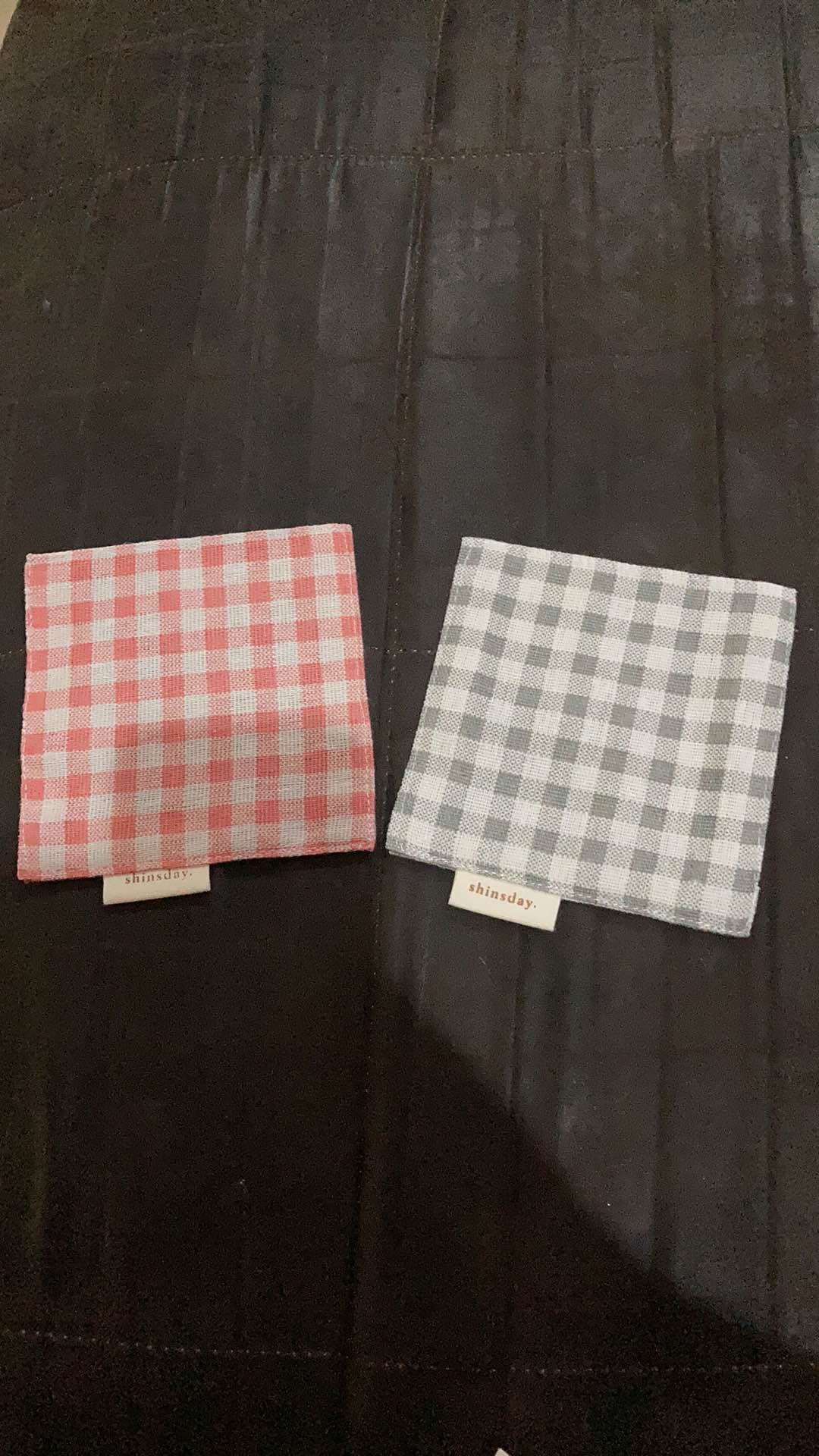 Coaster / Tatakan Gelas Kotak Kotak Korea