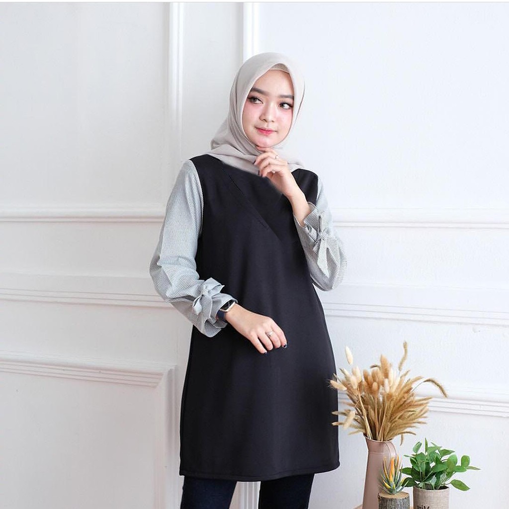 Lavina - Tunik MRS - 1589 - Atasan Muslim Wanita Tunik Muslim Wanita