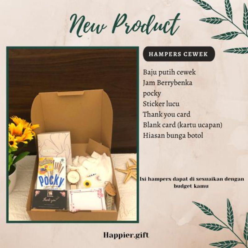 

HAMPERS CEWEK / GIFT BOX / KADO CEWEK PROMOOO