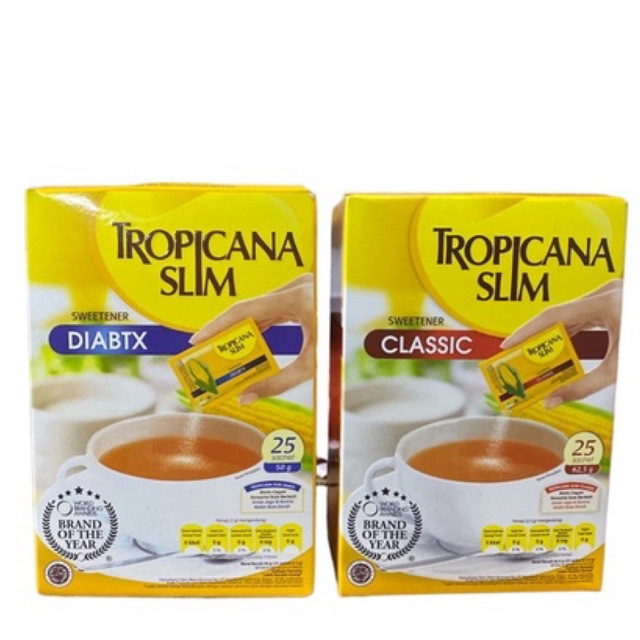 

Tropicana Slim Pemanis Diabetes 25 Sachet
