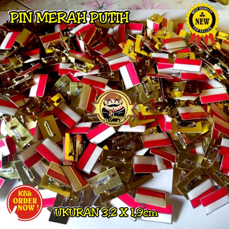 PIN MERAH PUTIH 3 UKURAN