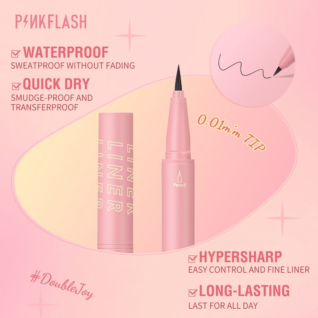 Pinkflash Hypersharp Liquid Eyeliner Waterproof Pinkflash Eyeliner Pinkflash Eyeliner Spidol Pinkflash Eyeliner Pen Pinkflash Eyeliner Pink Flash Pinkflas