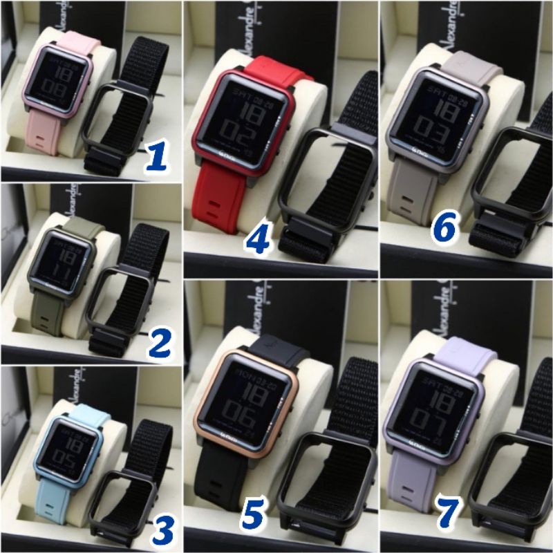 Alexandre Christie Wanita AC9344 AC 9344 Digital Free Tali Kanvas Original