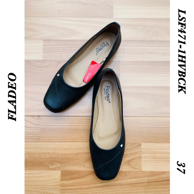 fladeo warna hitam flat cewek