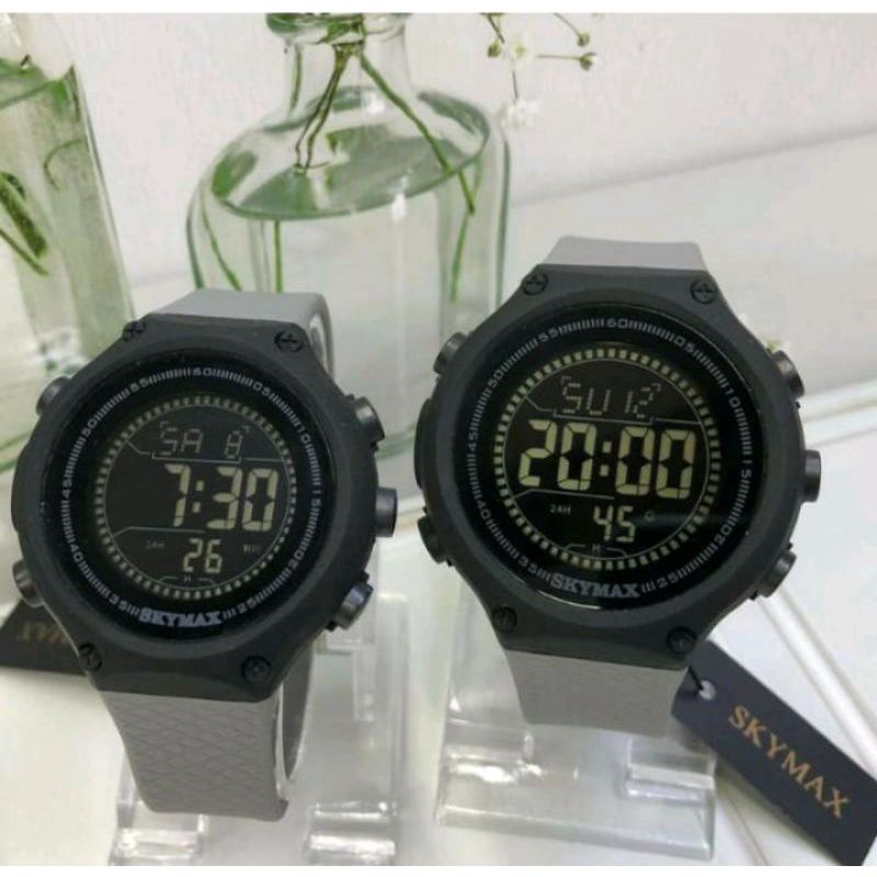 JAM  TANGAN SKYMAX ORIGINAL PRIA DAN WANITA  Standar Militeri Waterproof Anti Air Besseller Jam tangan Skymax original Tahan air bisa di bawa berenang