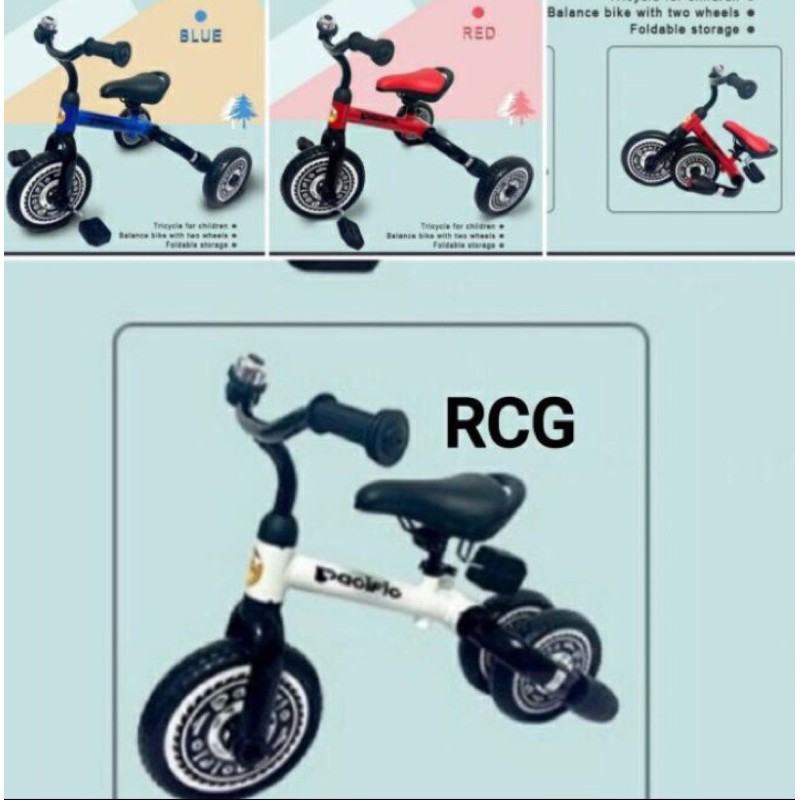 Sepeda Roda Tiga Pacific LMX-805C/ Sepeda balance bike anak