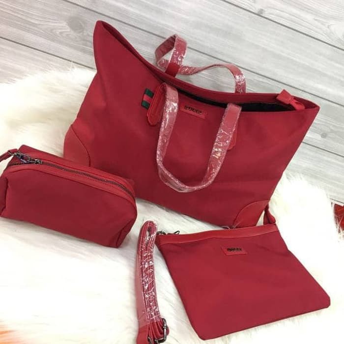 Gucci Tote Kanvas 3 In 1
