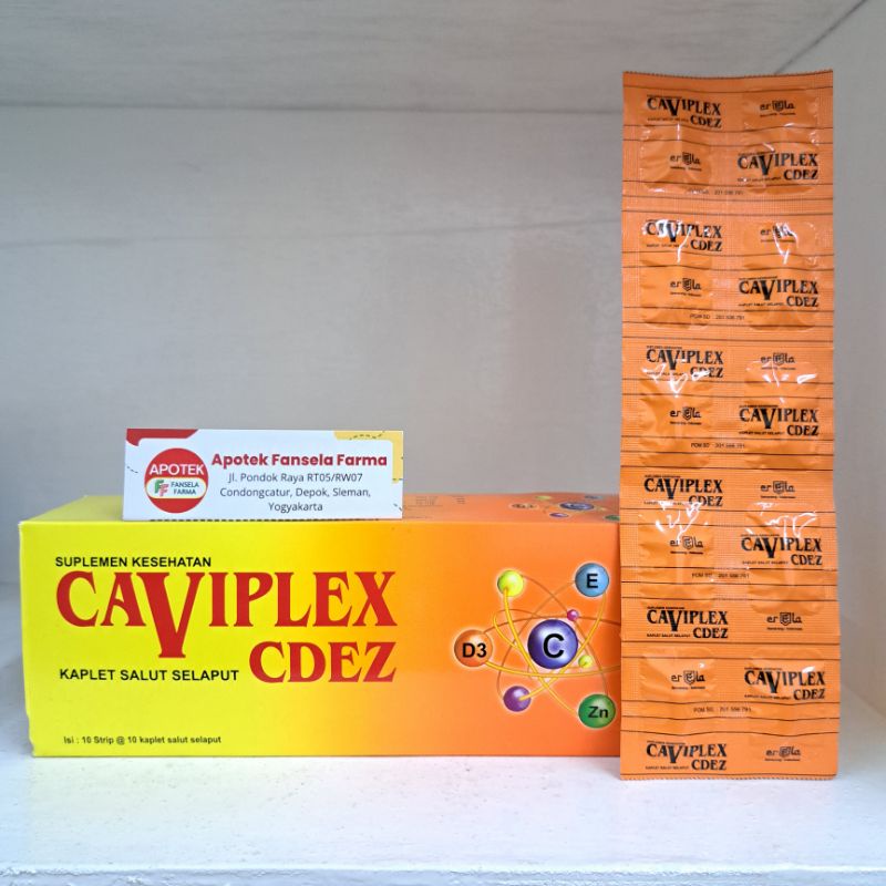 Caviplex Caviplex CDEZ Vitamin menjaga daya tahan tubuh kesehatan