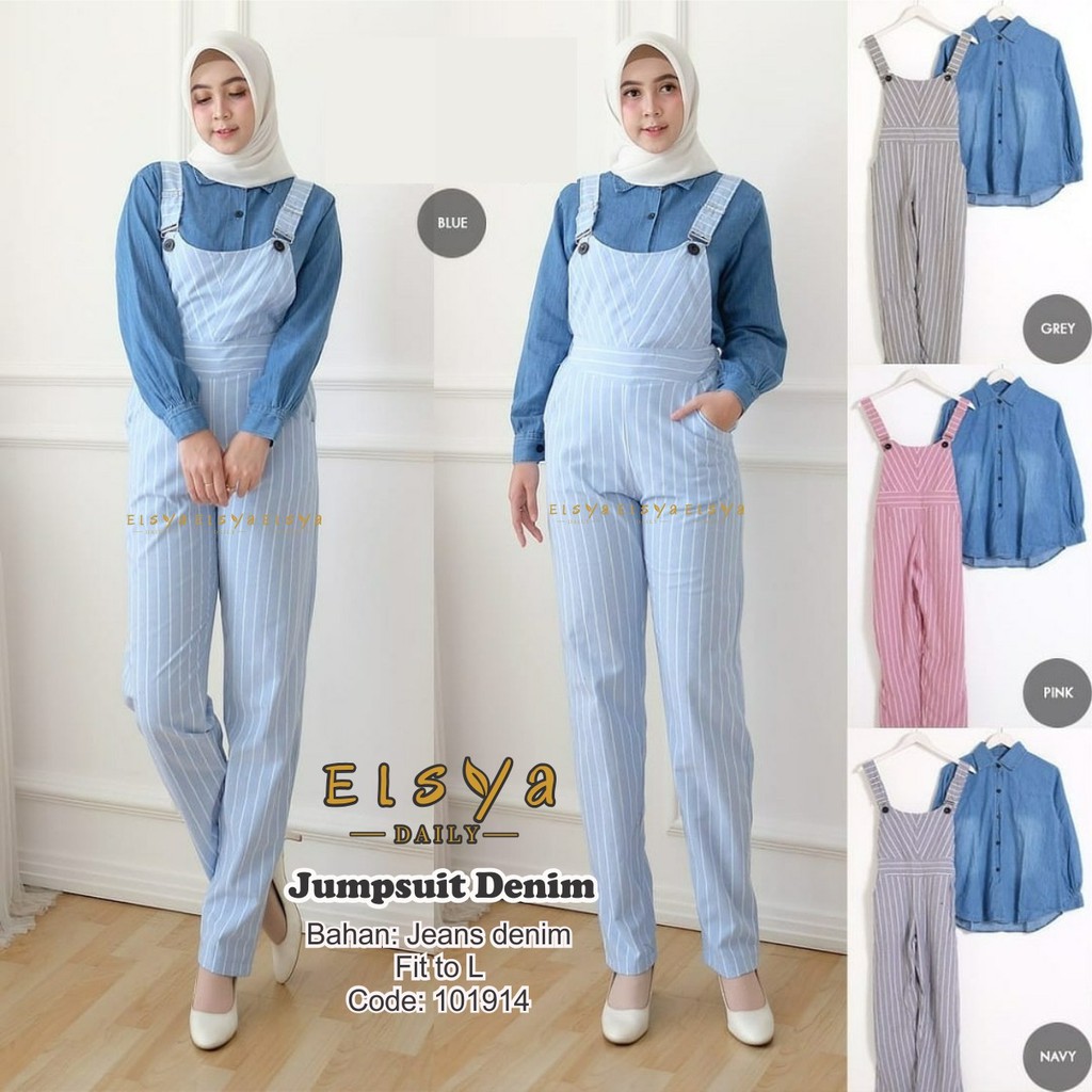 [KEJORA] Elsya Jumpsuit Daily Denim by Elsya
