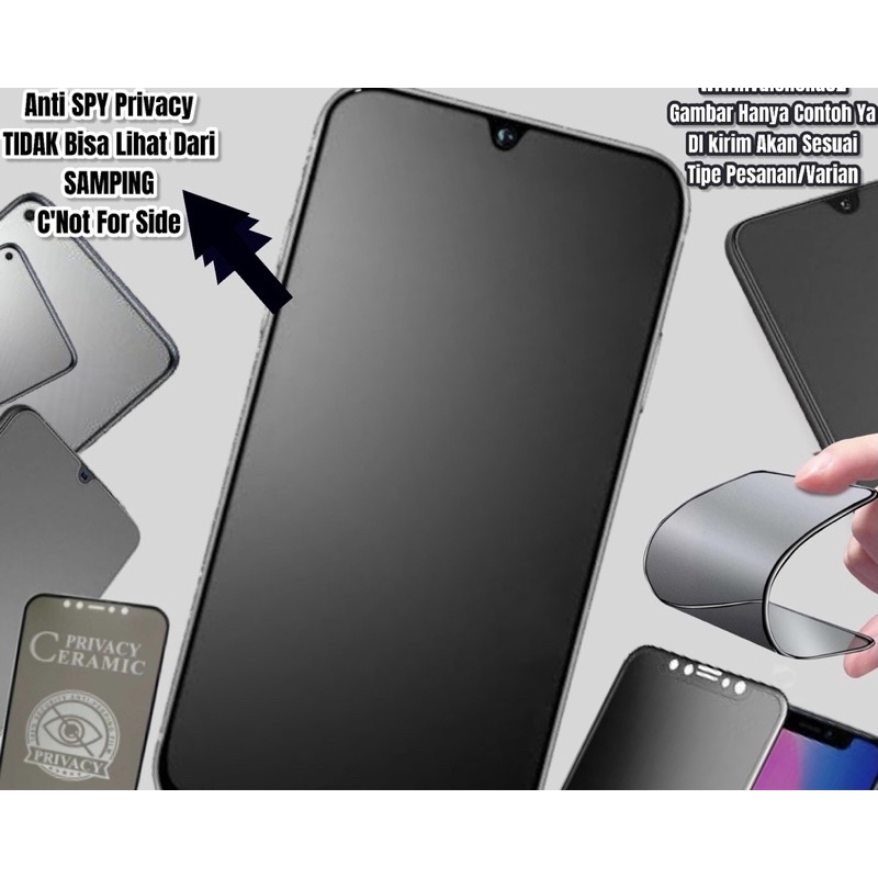 anti gores anti spy privacy matte ceramic samsung A50 A30 A70 A20 A10 A10S A30S A50S A70S A71 A51 A31 A21 A11 A12 A22 A32 A52 A72 A73 A53 A33 A23 A13 A03 A03S A03 core A02 A03S S20 FE anti minyak fullayar