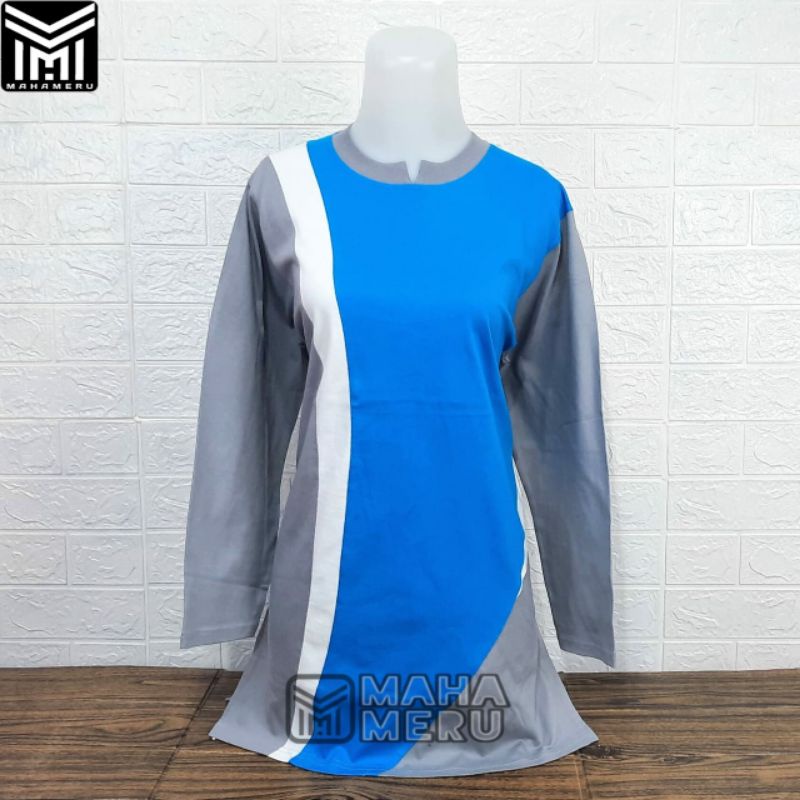 Baju Olahraga Muslimah / Baju Senam Wanita / Kaos Olahraga Muslimah / Kaos Tunik