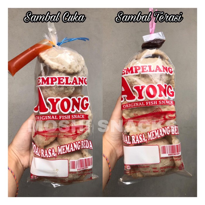 

TERBARU Kemplang Goreng Pasir Ayong Unyil Cuka Terasi / Kerupuk Bangka - Sambal Cuka