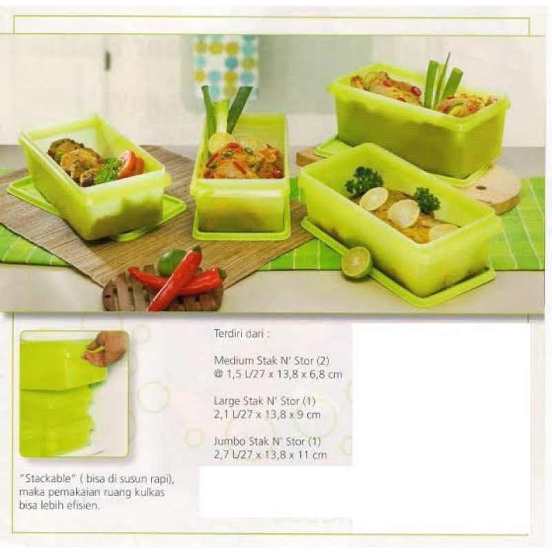 TUPPERWARE STAK N STOR
