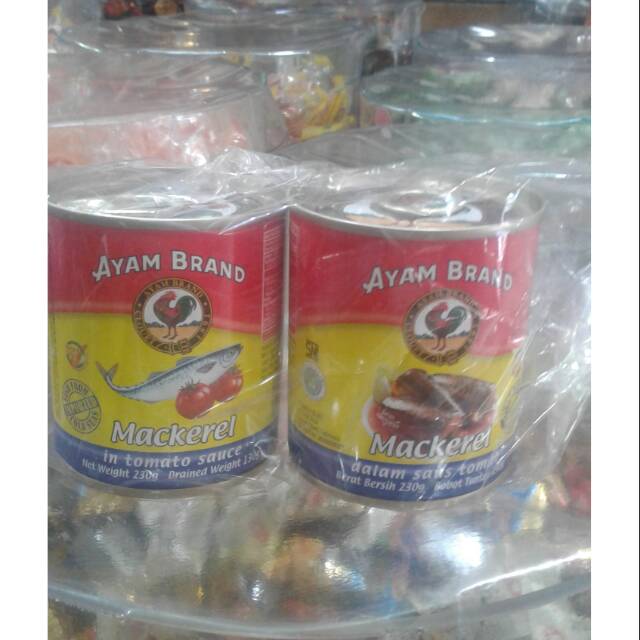

sarden makarel ayam brand 230 gr