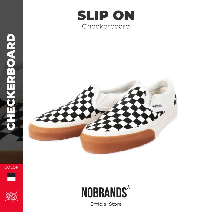 Sepatu Polos Original 100% Nobrands "SELOP CATUR" #LOCALPRIDE - 37