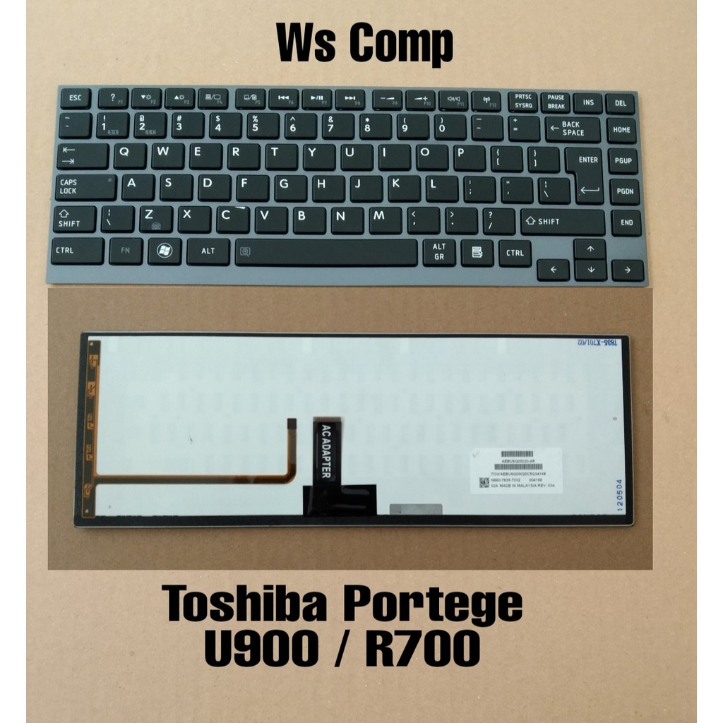 KEYBOARD TOSHIBA PORTEGE U900 R700
