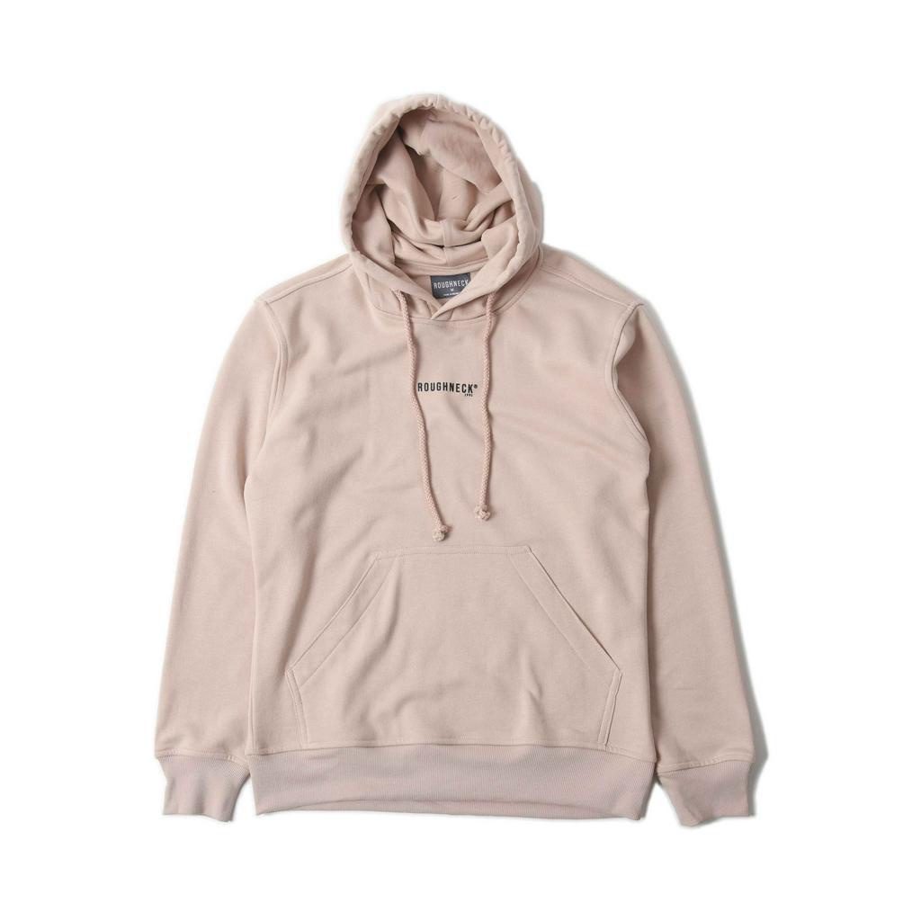 Roughneck H289 Dusty Pink Small Sig Black Hoodie
