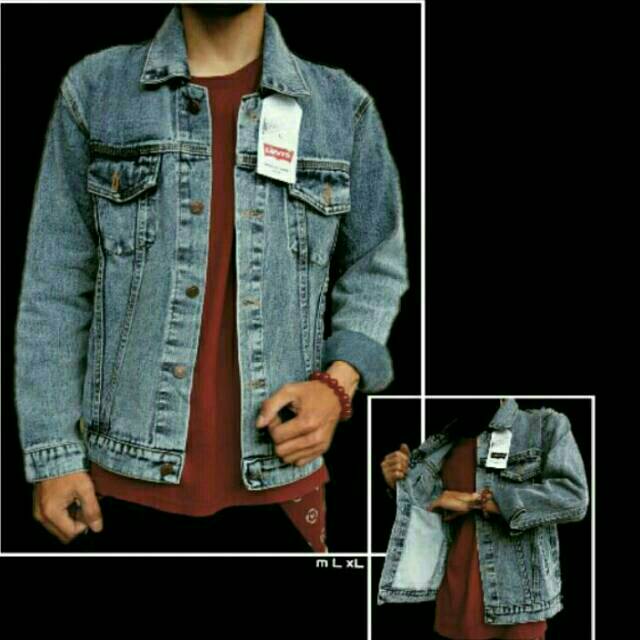 BEST SELLER jaket  jeans  cowok jean  pria denim  laki laki 