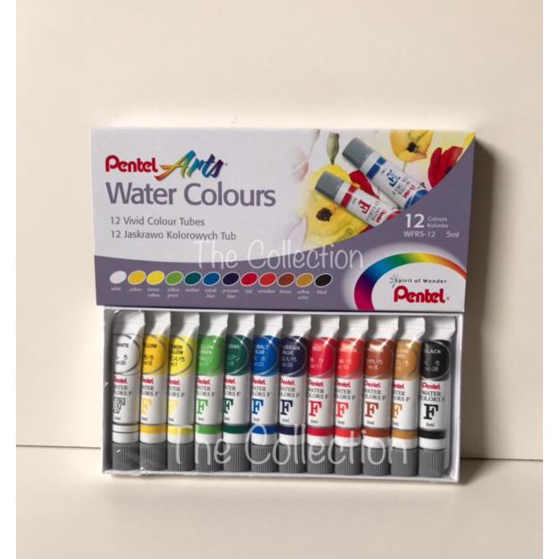 

Baru! Atk0320Pt 12 Warna Cat Air Pentel Wfrs 12 Watercolour Art Color Terpercaya