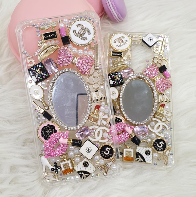 Case iphone 14 Mirror Set Case Handmade bling case All type Hp made by order Case Samsung A52