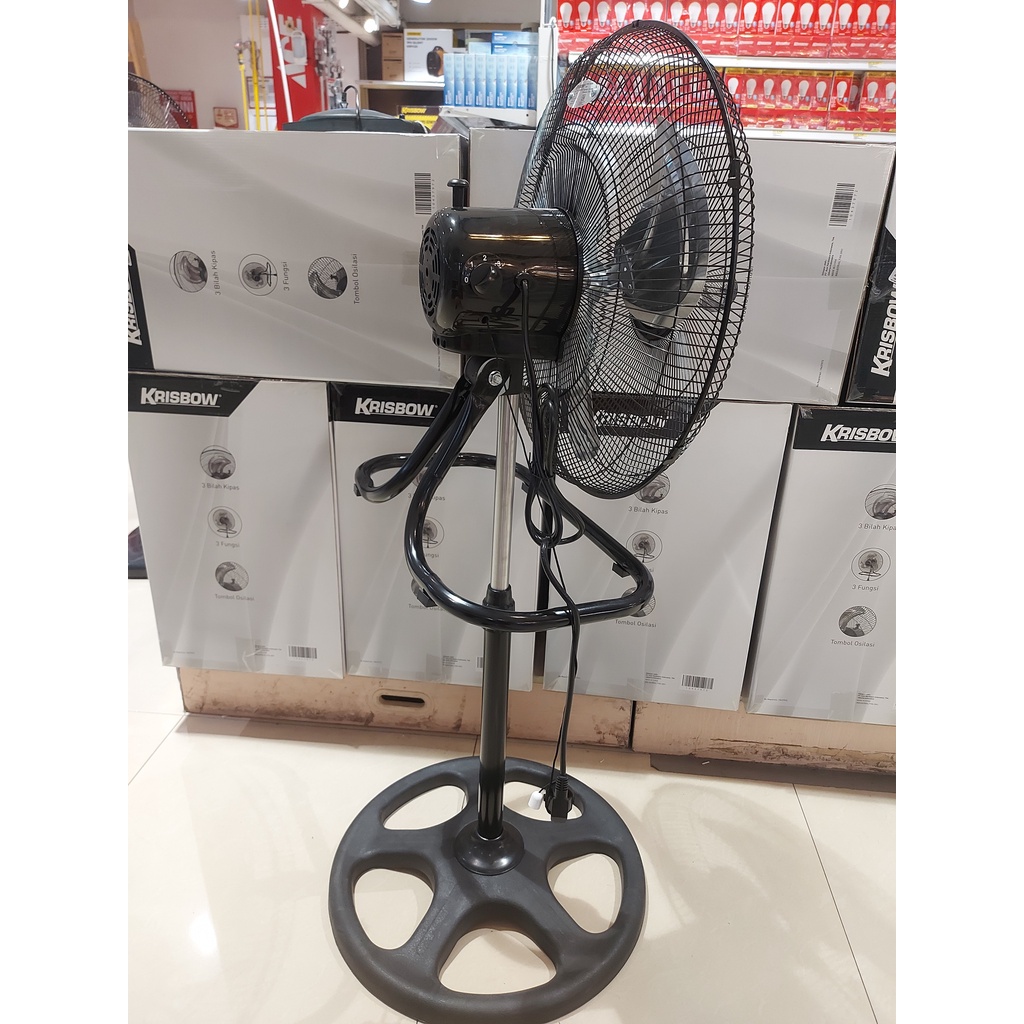 KRISBOW KIPAS ANGIN INDUSTRIAL 18 INC / 3 IN 1 FAN 18 INC / KIPAS LANTAI MEJA DINDING