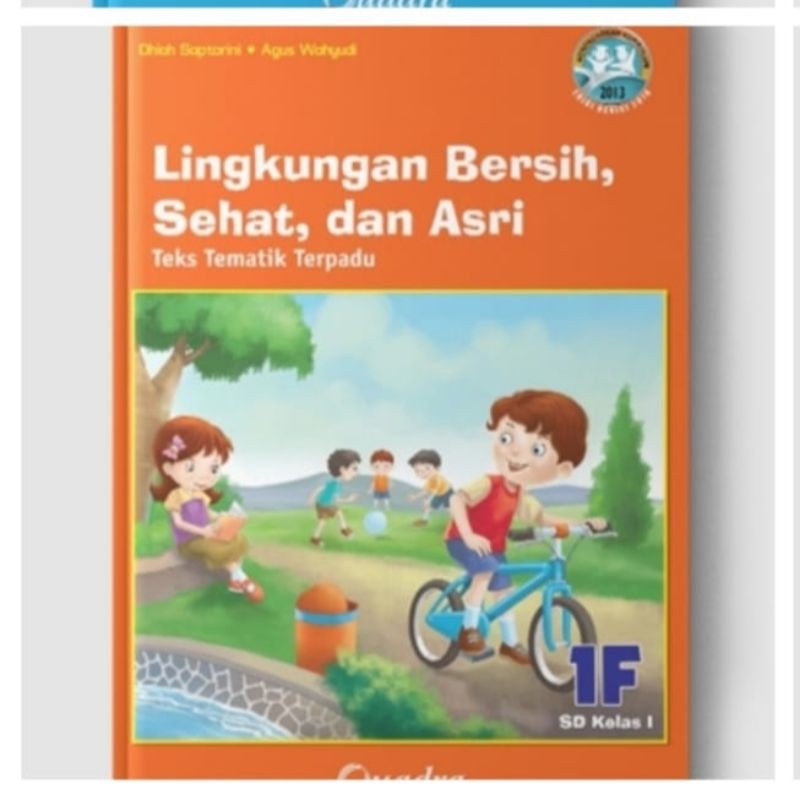 satu paket buku tematik quadra 1f - 1h