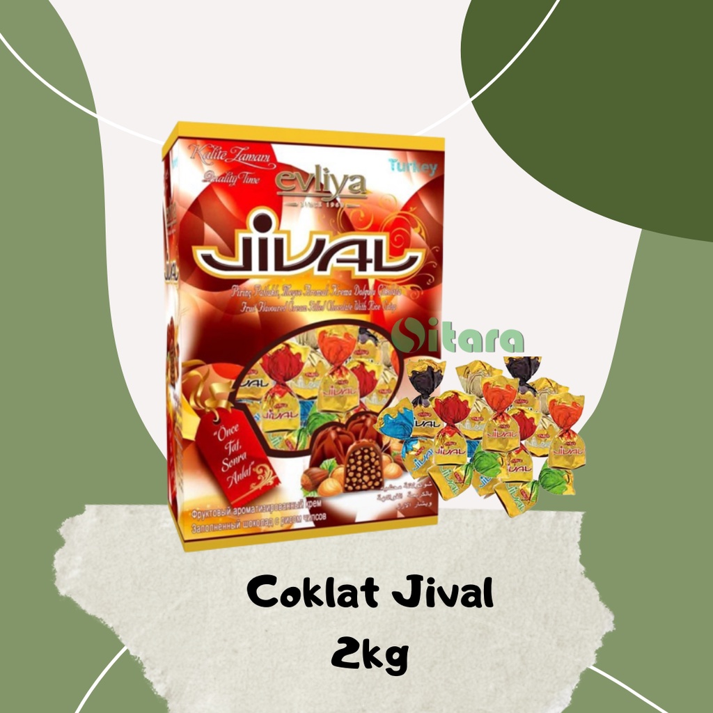 

Coklat Evliya Jival 2kg Coklat Turki Evliya Jival 2kg