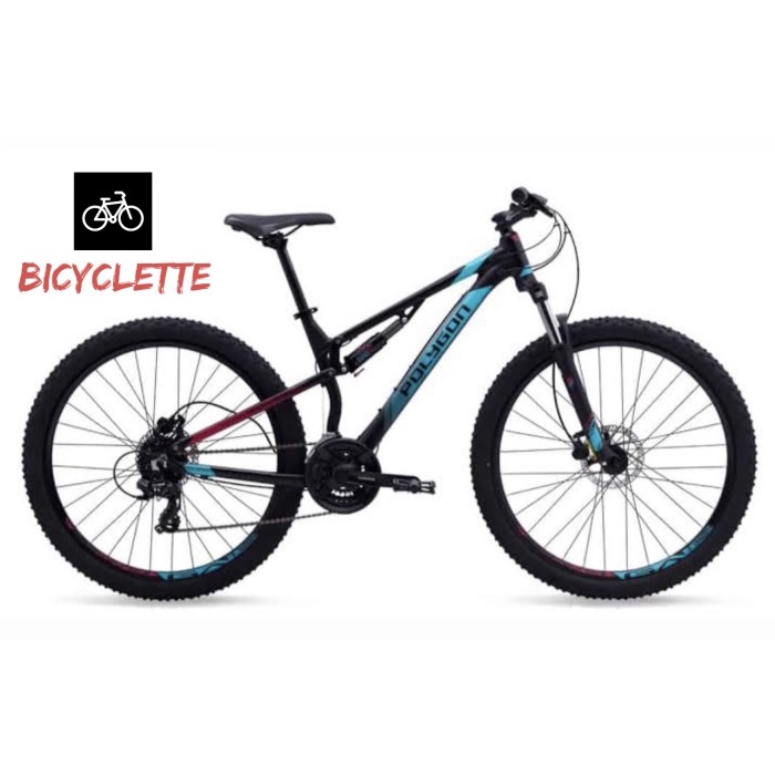 SEPEDA GUNUNG MTB POLYGON RAYZ 3 2021 27 inch FULL SUSPENSION ALLOY UK